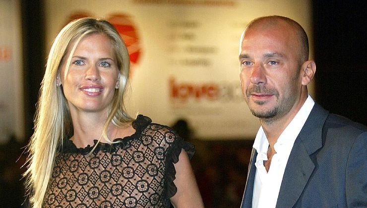 Gianluca Vialli con Catryn 