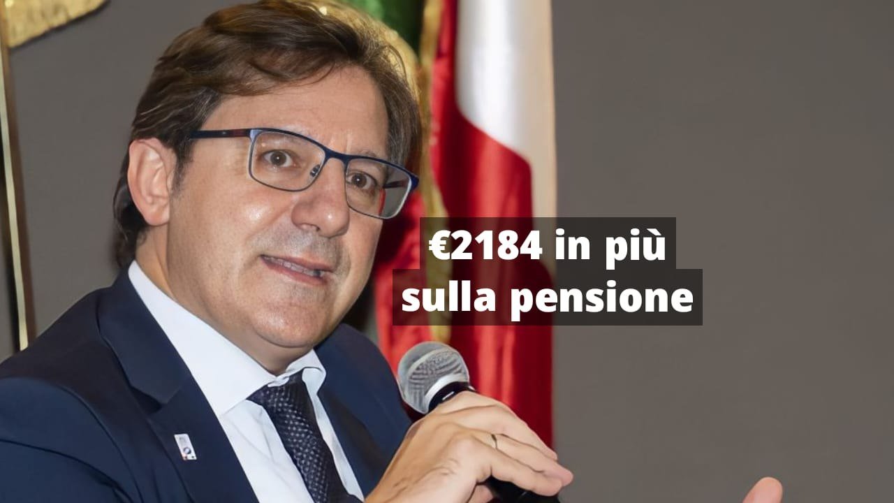 2184 euro sulla pensione
