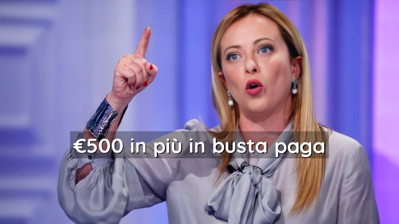 500 euro in busta paga