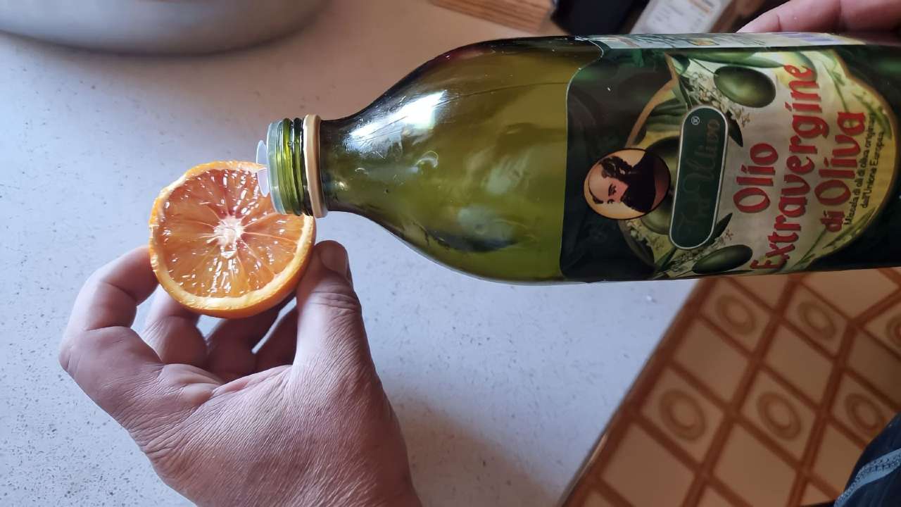 Orangen- und Olivenöl