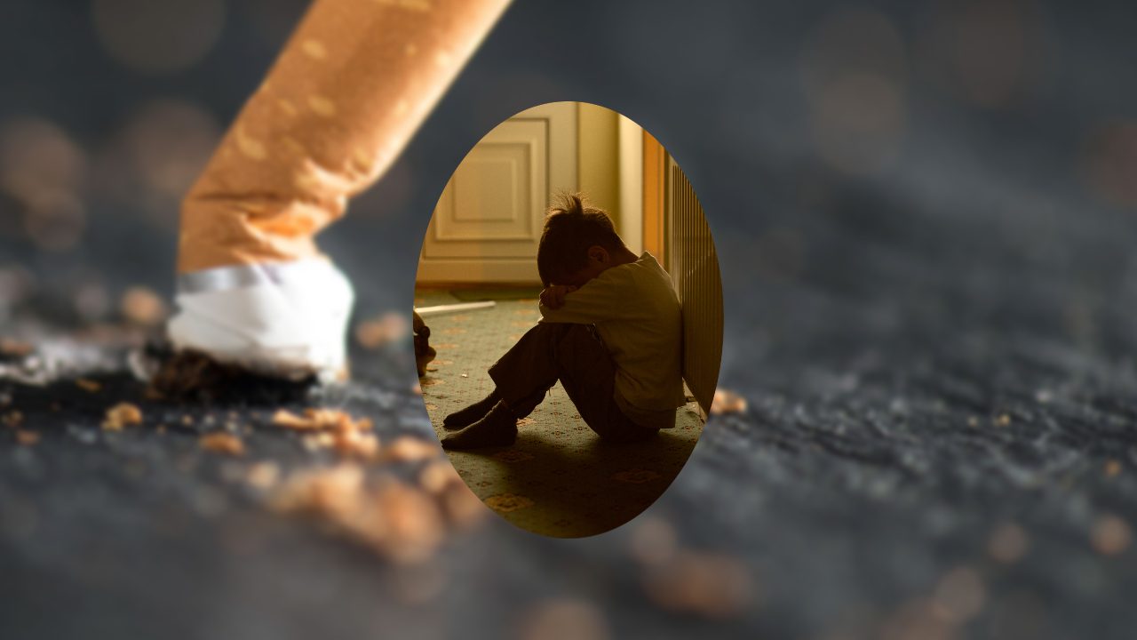 Bambino ustionato con sigarette