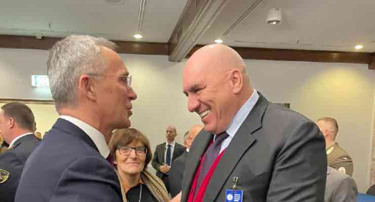 Crosetto con segretario Nato