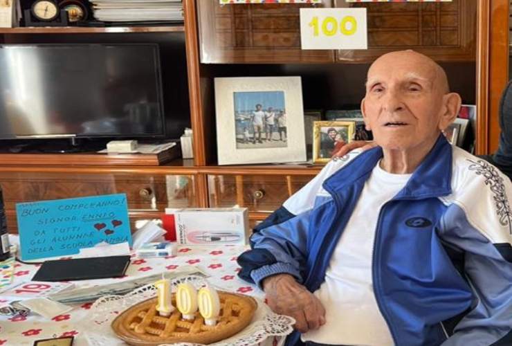 Ennio Caineri, 100 anni nel 2022 a Muggia