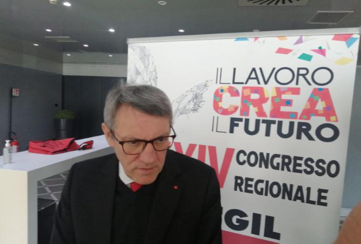 Il segretario generale nazionale della Cgil, Maurizio Landini 