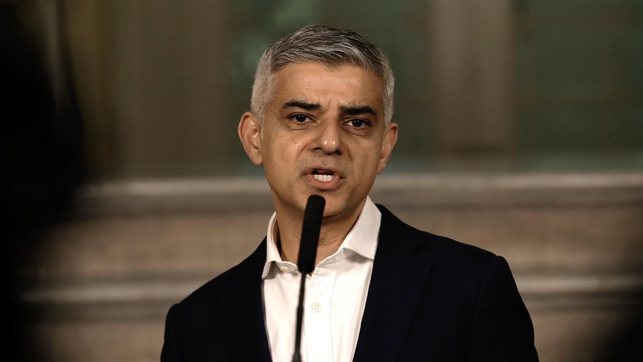 Il sindaco di Londra Sadiq Khan