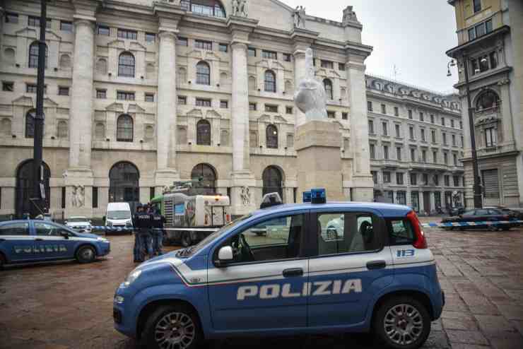 La polizia interviene a Milano