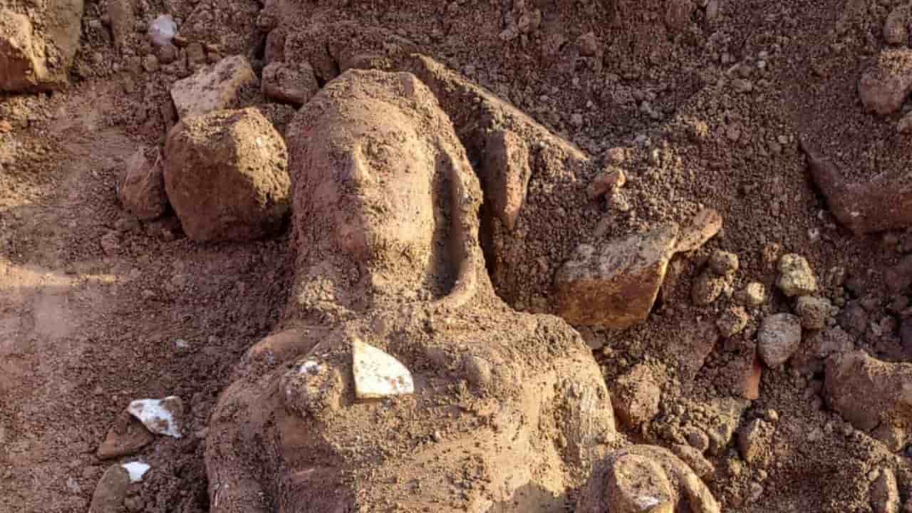 La statua ritrovata all'Appia Antica