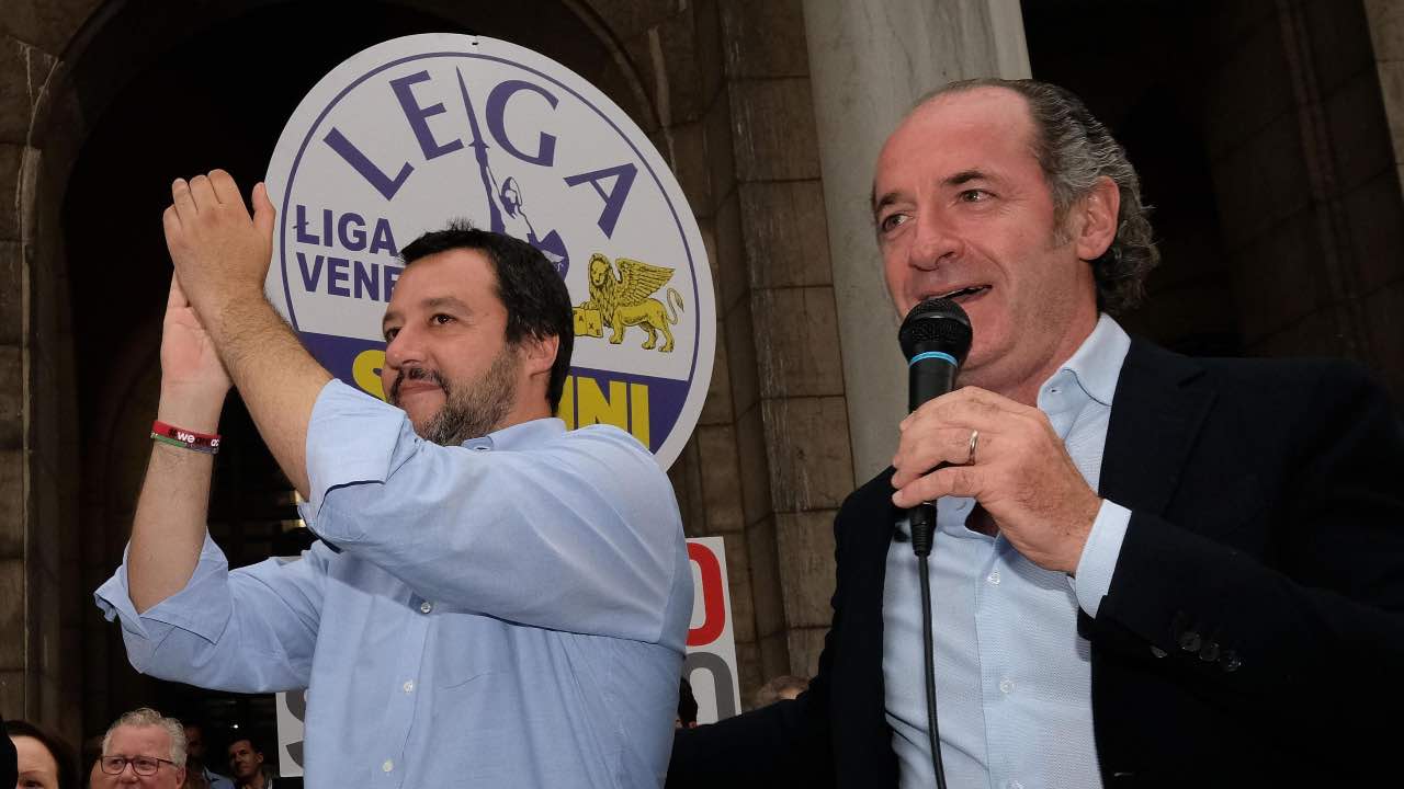 Matteo Salvini e Luca Zaia