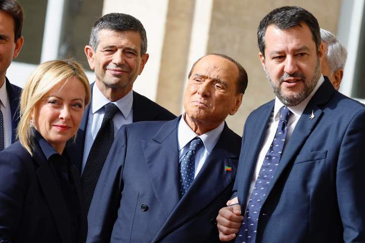 Meloni Lupi Berlusconi Salvini