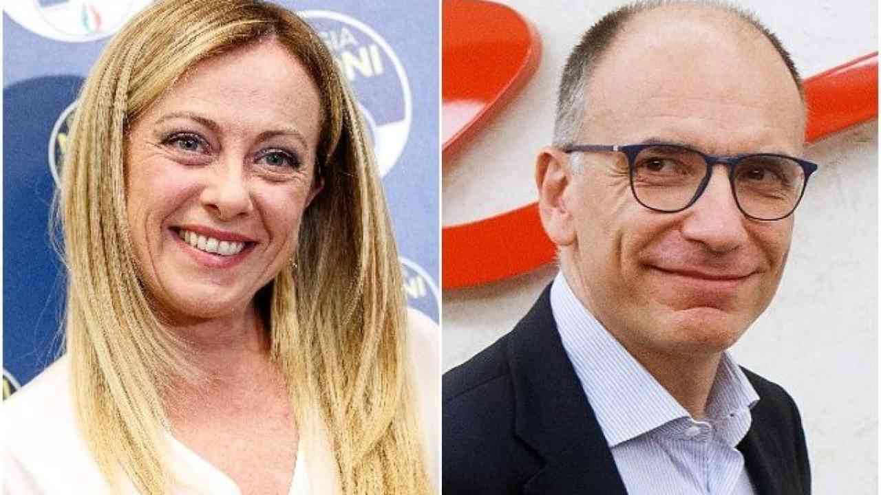 Meloni e Letta
