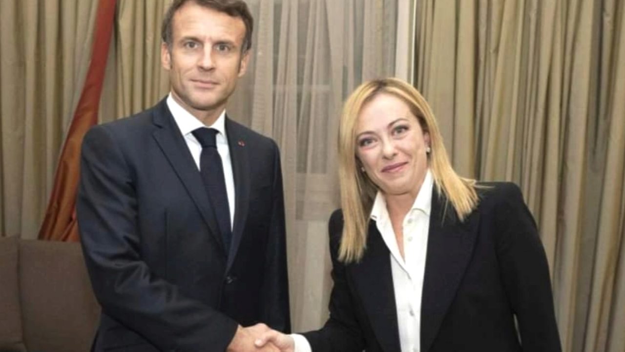 Meloni e Macron 