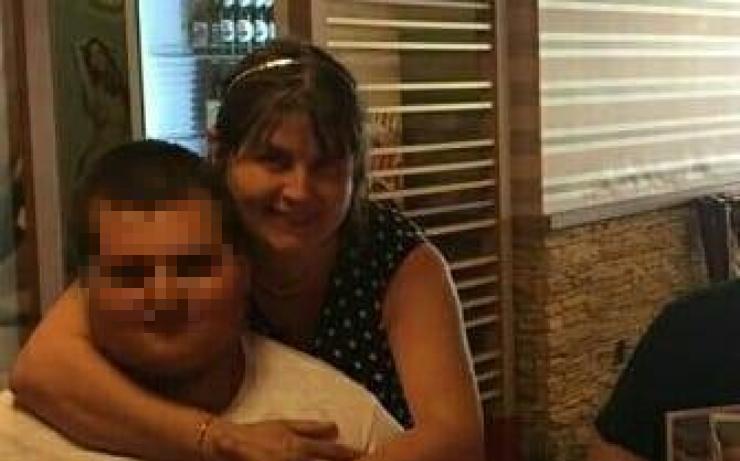 Patrizia e suo figlio