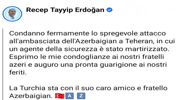 Post presidente turco Erdogan 