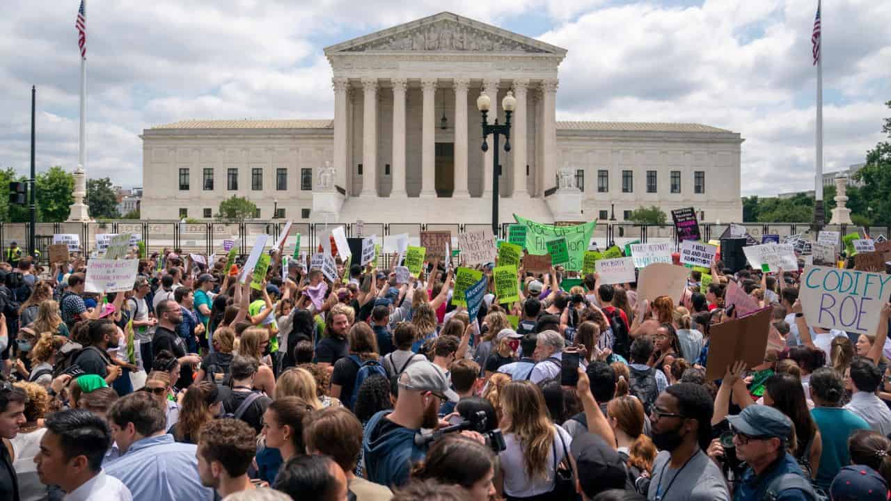 Proteste alla Corte Suprema negli Stati Uniti 