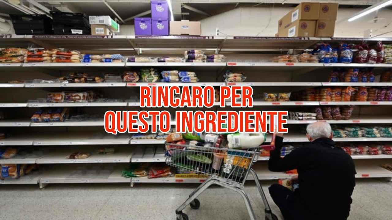 Rincaro supermercati