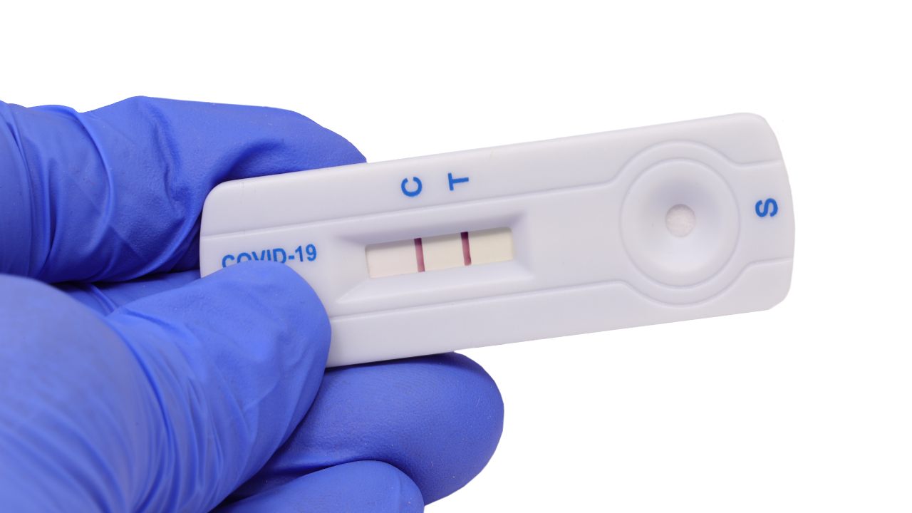 Test Covid con risultato positivo