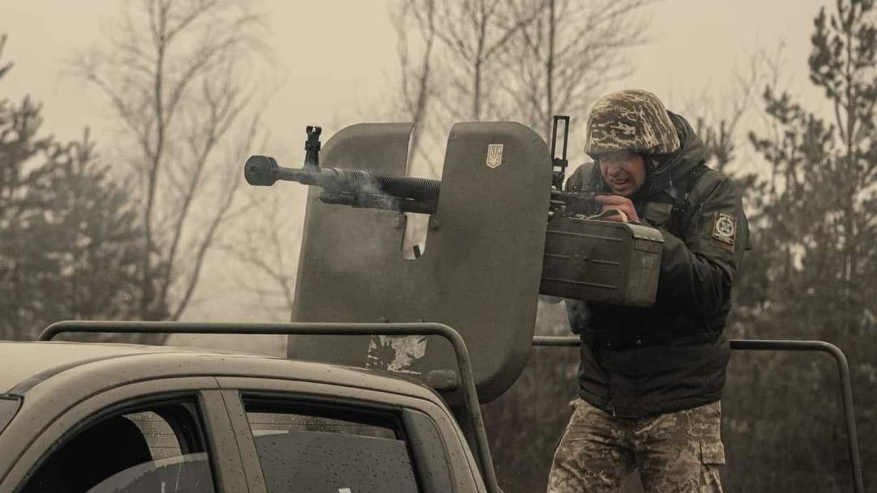 Un soldato dell'esercito in Ucraina