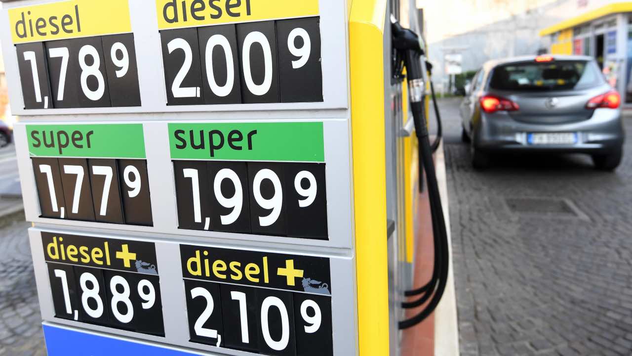 costo benzina e gasolio