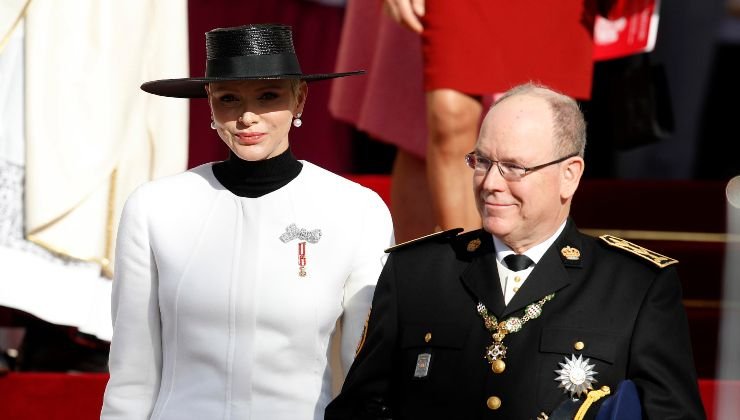 Alberto e Charlene ad un evento