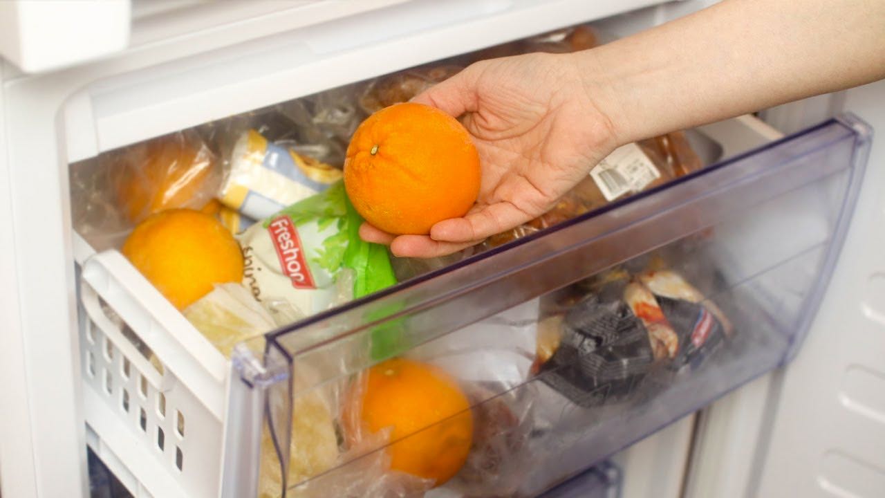arance nel congelatore