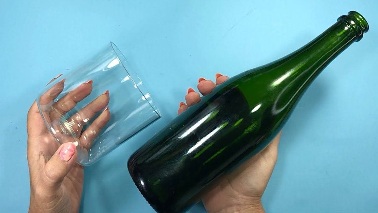Glas und Flasche