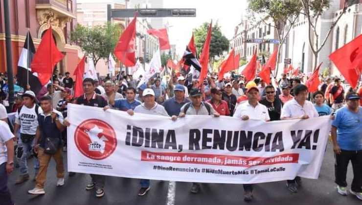 Perù proteste anti Boluarte 