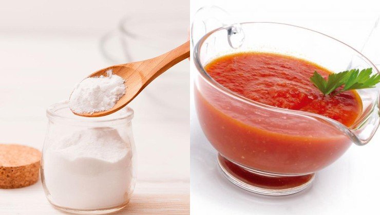 baking soda and tomato