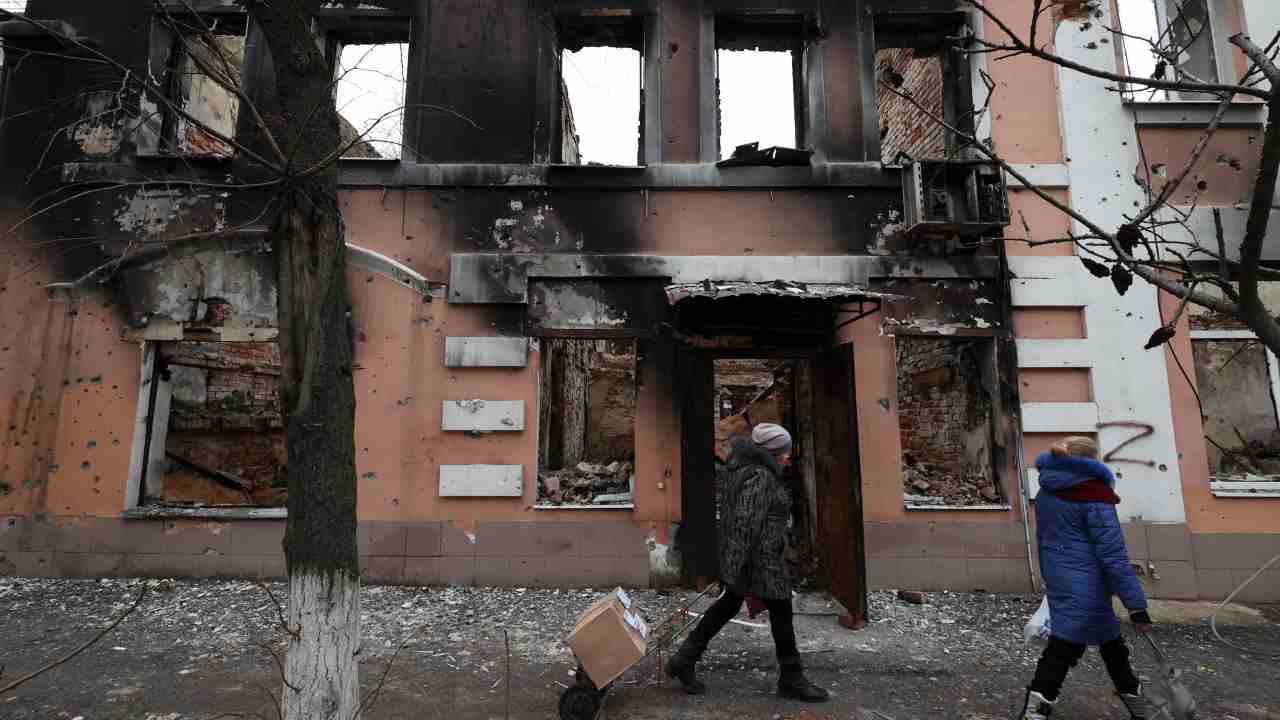 città di Izium, Ucraina