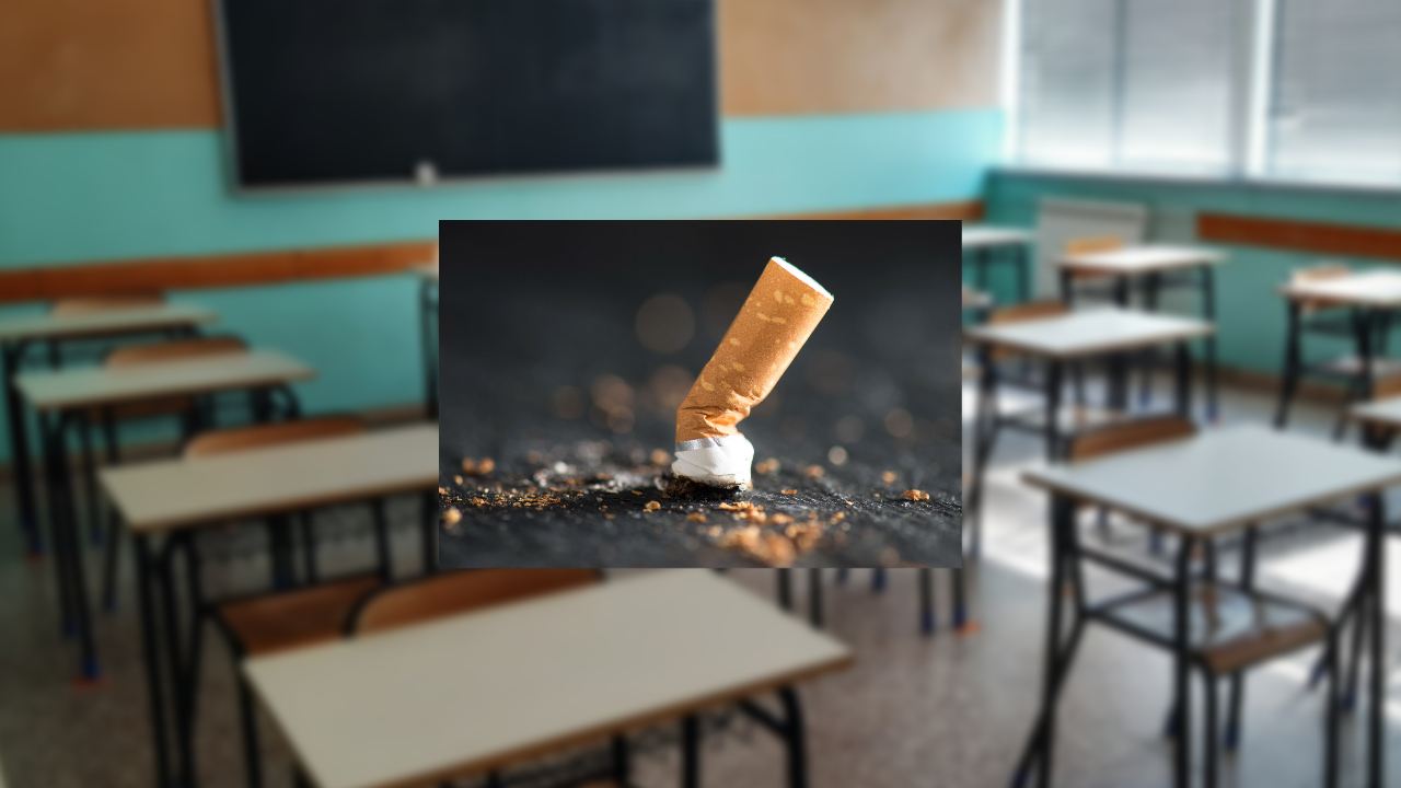 sigaretta in classe