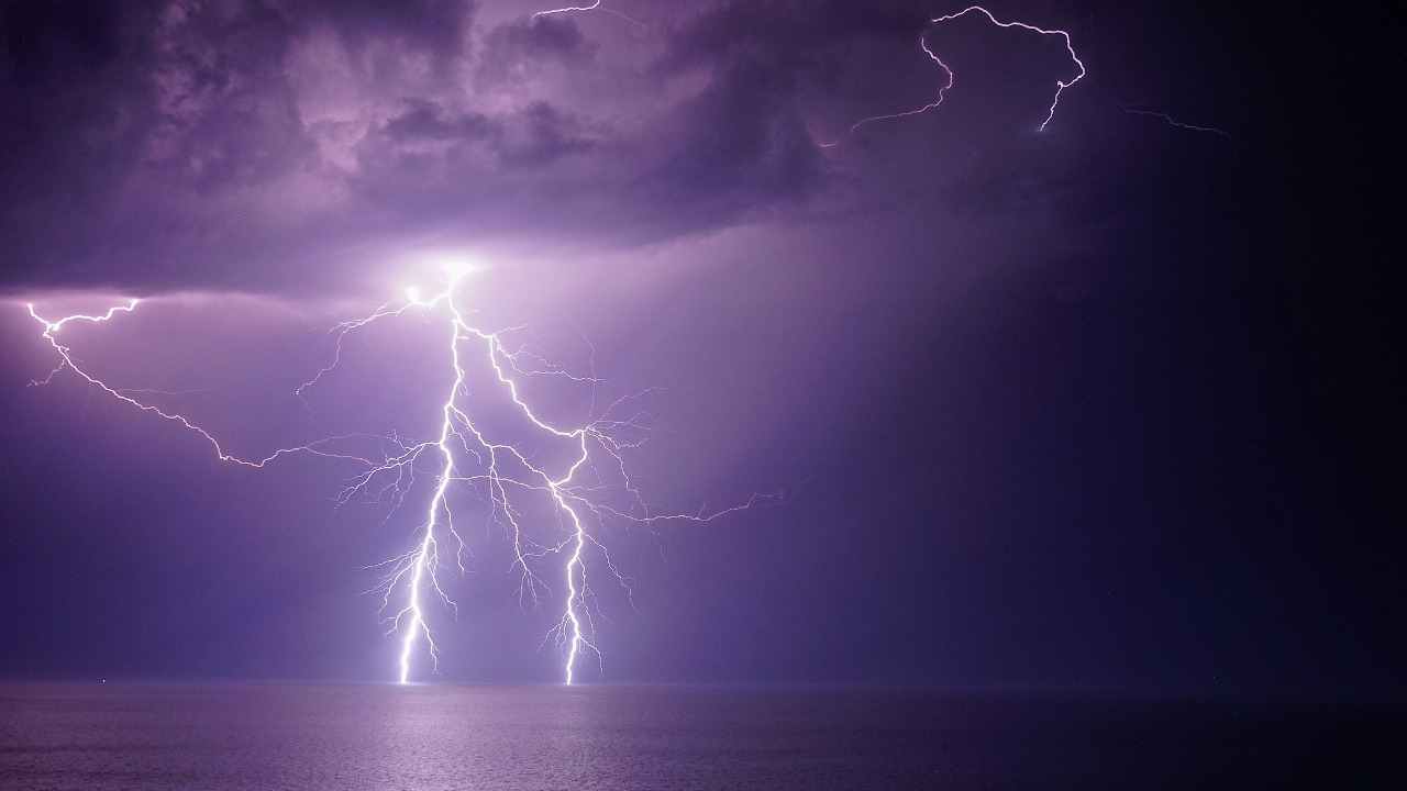 Temporale con fulmini