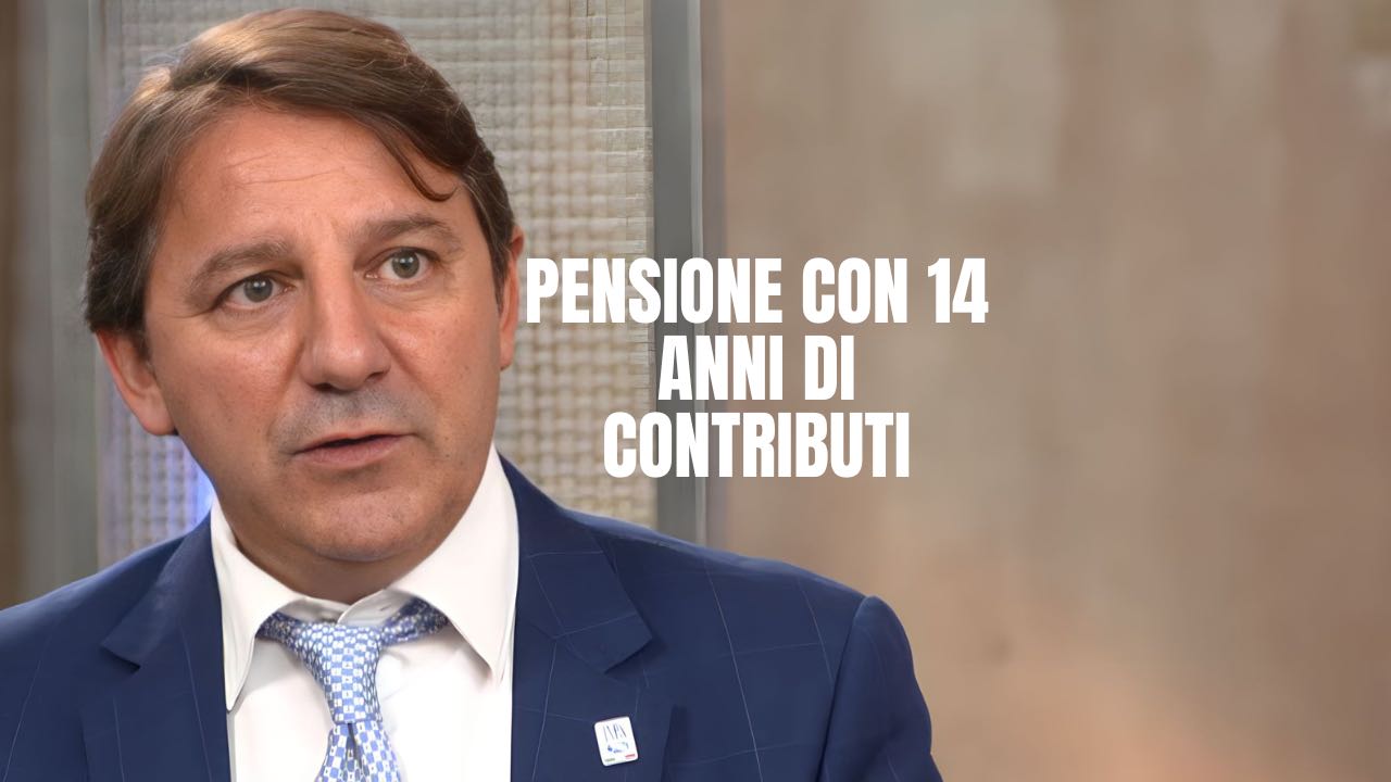 14 anni di contributi