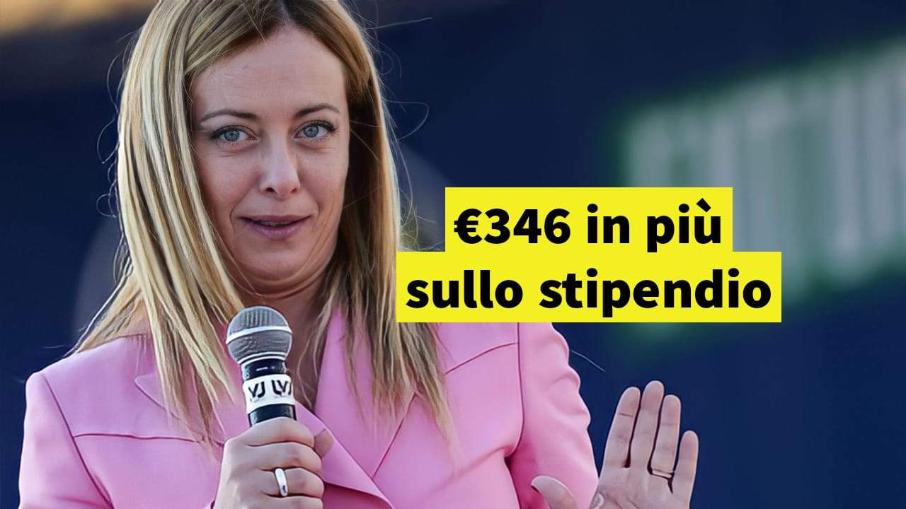 346 euro sullo stipendio