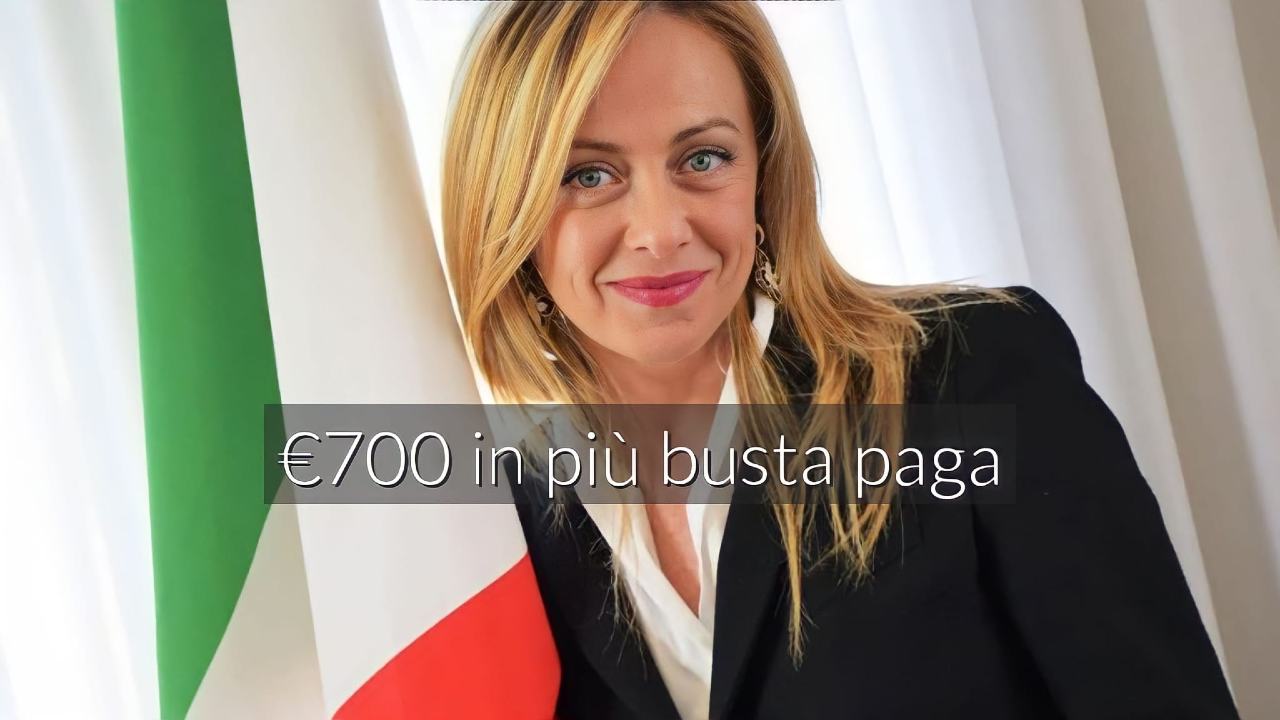 700 euro in busta paga