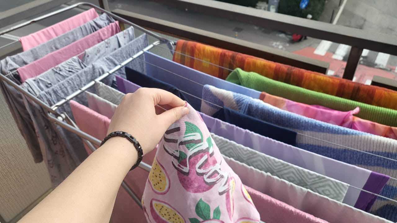 Asciugare i panni metodo strofinaccio