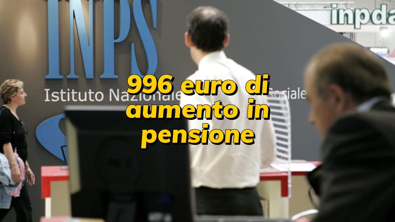 Aumento in pensione