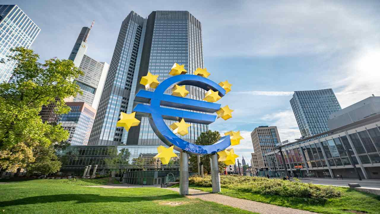 Banca centrale europea a Francoforte