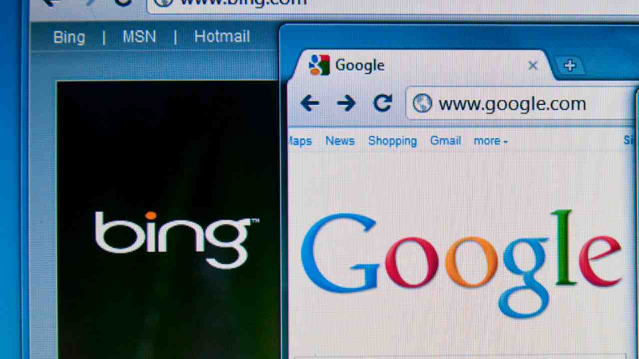 Bing e Google