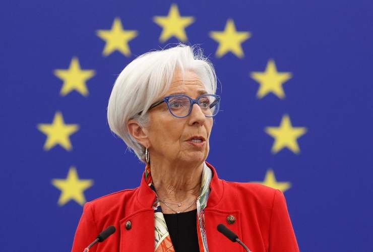 Christine Lagarde, la presidente della Bce