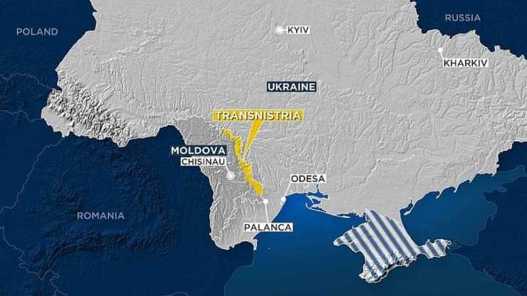 Collocazione geografica della transnistria 
