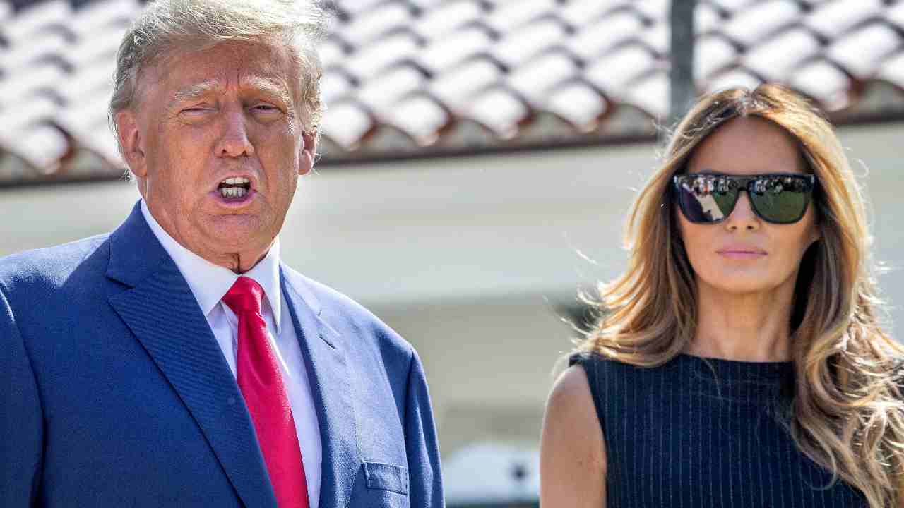 Donald Trump e sua moglie Melania