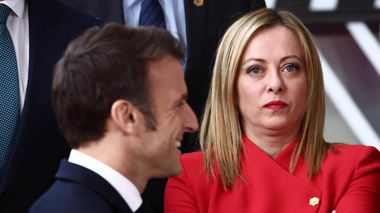 Emmanuel Macron e Giorgia Meloni