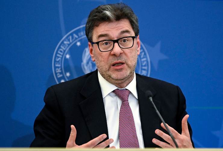 Il ministro dell'economia Giancarlo Giorgetti
