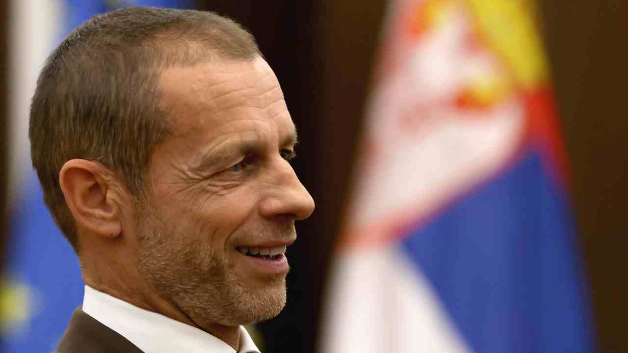 Il presidente Uefa, Aleksander Ceferin