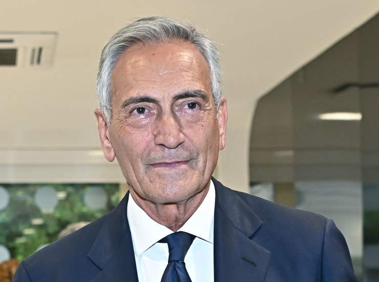 Il presidente della Figc Gabriele Gravina