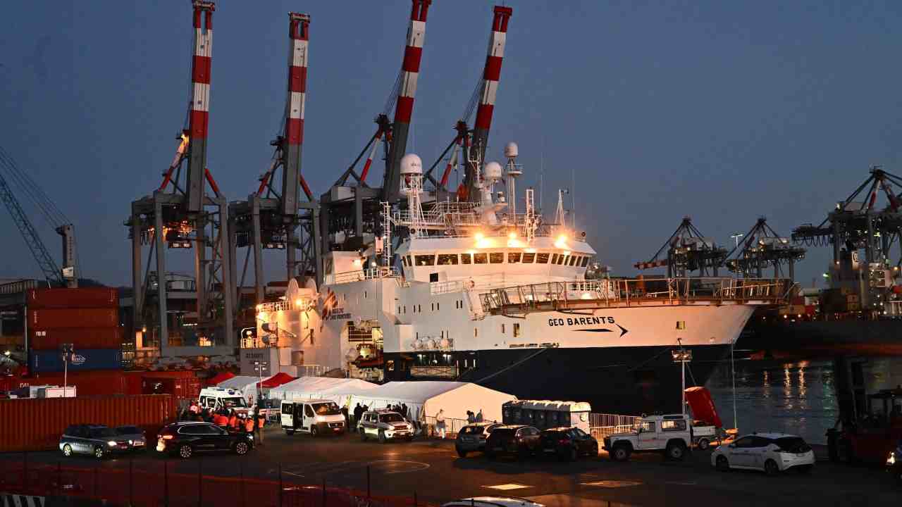 La Geo Barents al porto di La Spezia