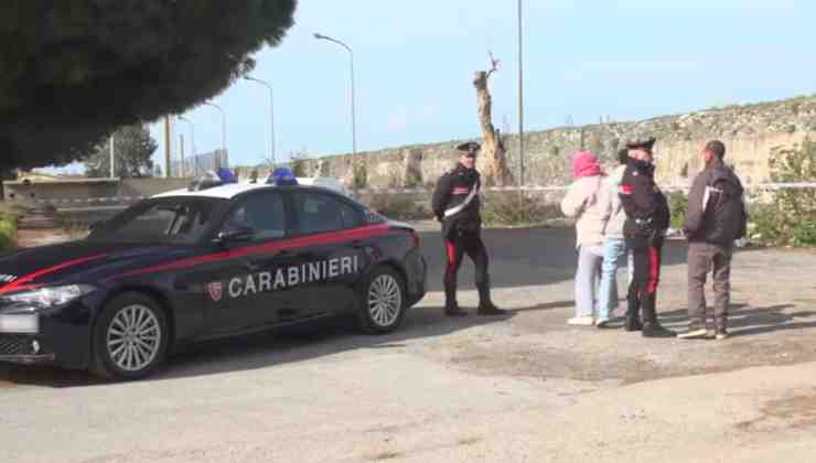 La zona del ritrovamento