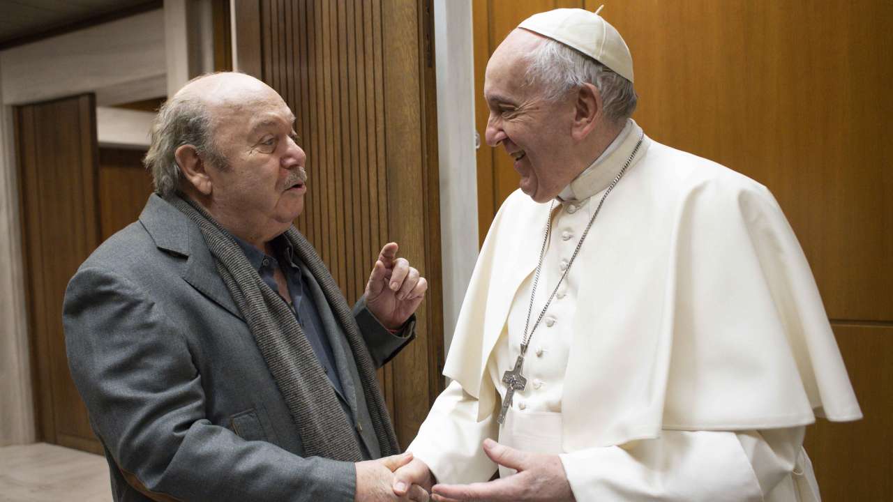 Lino Banfi e Papa Francesco