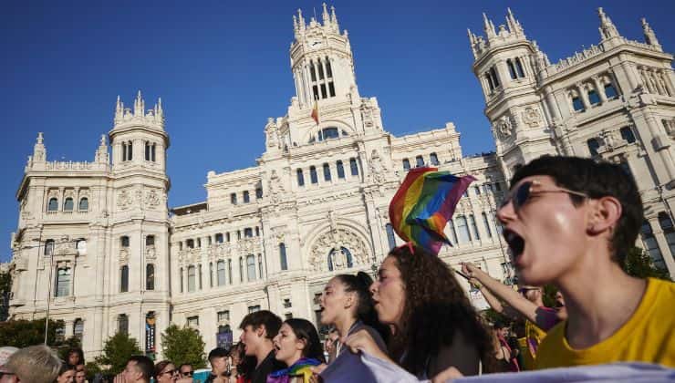 Proteste per i diritti civili a Madrid
