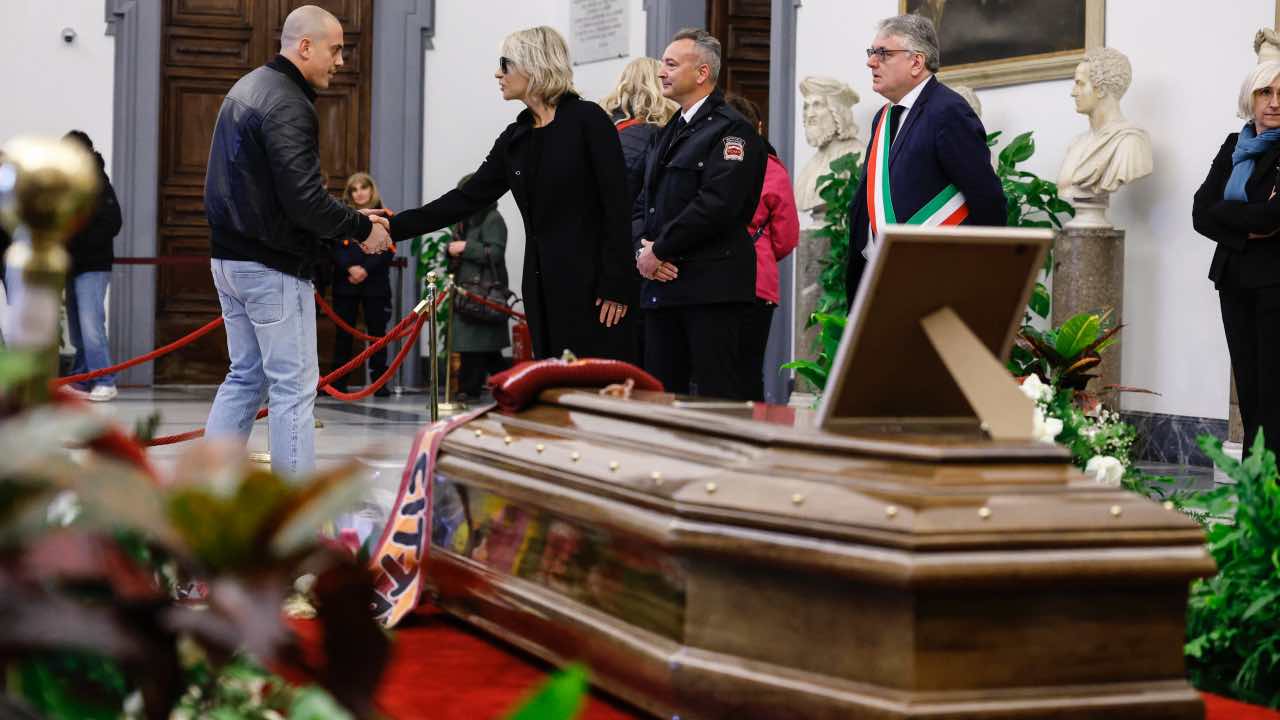 Roma, Camera ardente Maurizio Costanzo in Campidoglio