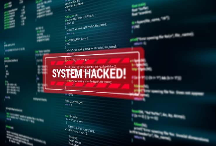 Sistema attaccato dagli hacker